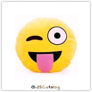 CRAZY WINK WITH TONGUE 12" Inch/30cm Large Pillow